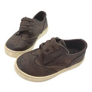 Polo Ralph Lauren Alek Oxford EZ Brown Wingtip Sneakers toddler Size 7.5